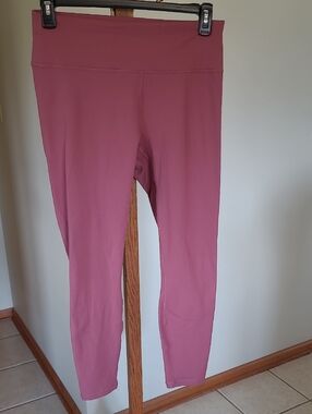Fabletics Powerhold Dusty Rose High-Waist Leggings
